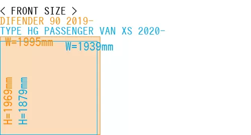 #DIFENDER 90 2019- + TYPE HG PASSENGER VAN XS 2020-